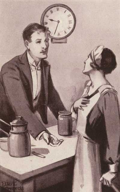 Illustration für Kipps von H.G. Wells von Mary Ellen Edwards