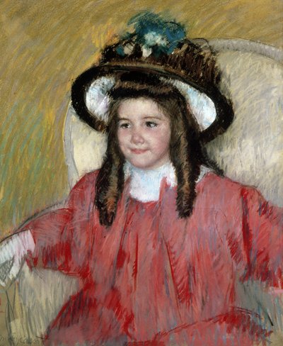 Anne Marie Durand Ruel (Porträt von Anne-Marie Durand-Ruel). Peinture von Mary Cassatt (1845-1926) von Mary Stevenson Cassatt