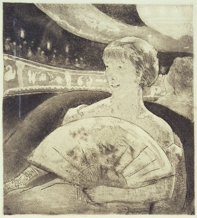 In der Oper von Mary Stevenson Cassatt