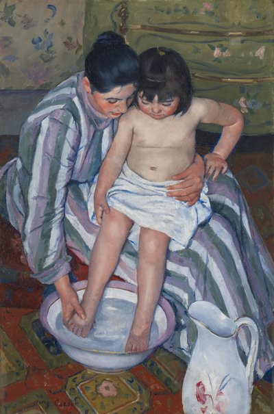 Das Bad des Kindes von Mary Stevenson Cassatt