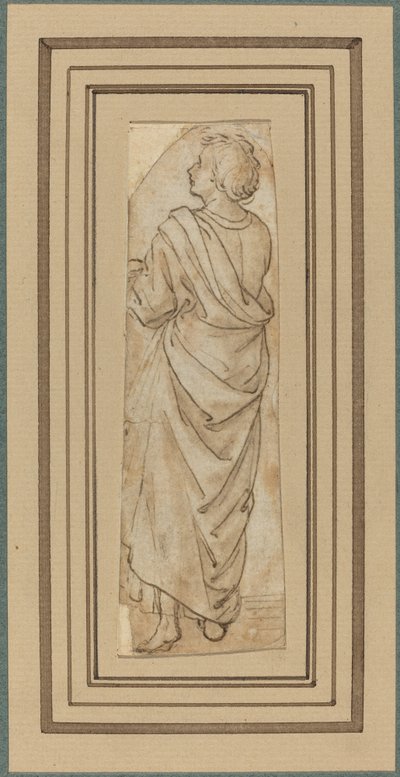 Der heilige Johannes am Fuß des Kreuzes von Maso Finiguerra