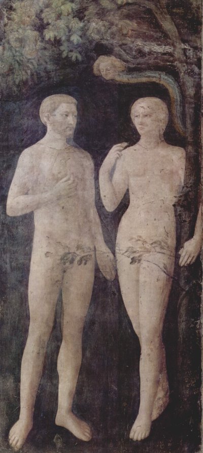 Adam und Eva von Masolino da Panicale