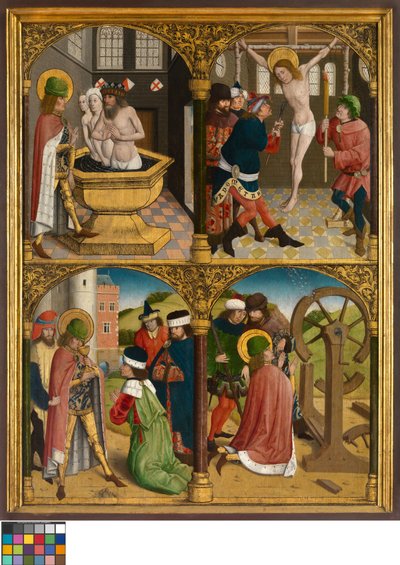 Die Legende des Heiligen Georg, ca. 1500-10 von Master Bruges