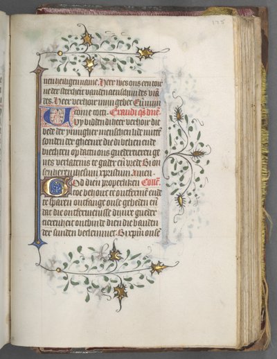 Stundenbuch Gebrauch von Utrecht: fol. 175r, Text, ca. 1460-1465 von Master of Gijsbrecht van Brederode