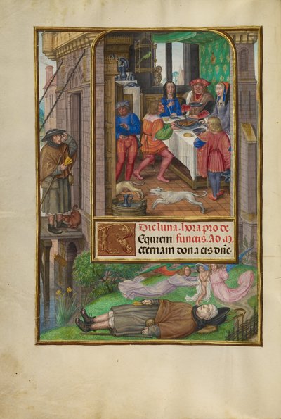 Das Fest des Reichen von Master of James IV of Scotland