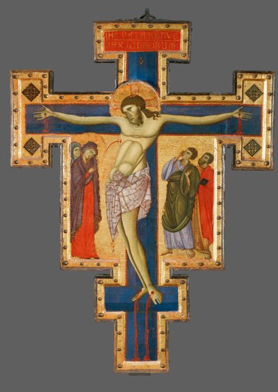 Kruzifix, aus Umbrien, zweite Hälfte des 13. Jahrhunderts von Master of Saint Francis of Assisi