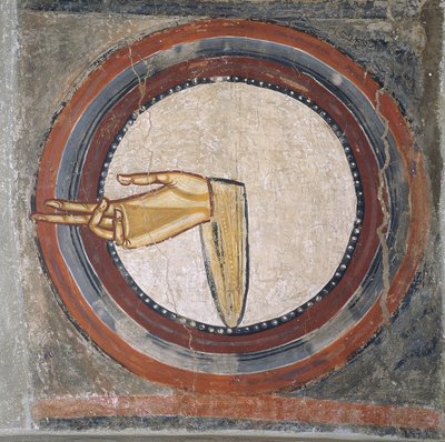 Die Hand Gottes von Sant Climent de Taüll von Master of Tahull
