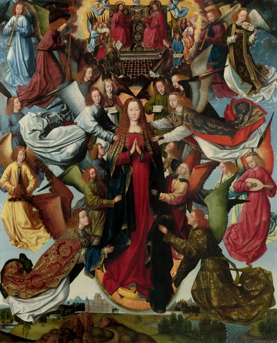 Maria, Königin des Himmels, ca. 1485-1500 von Master of The Legend of St. Lucy