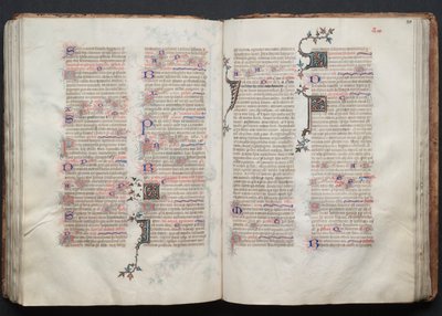 Das Gotha Missale: Fol. 111r, Text von Master of the Boqueteaux