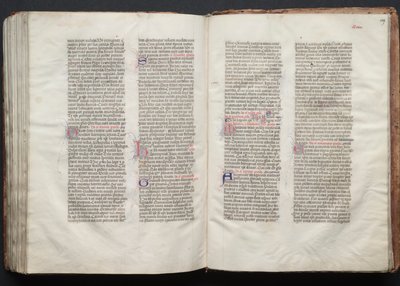 Das Gotha Missale: Fol. 148v, Text, ca. 1375 von Master of the Boqueteaux