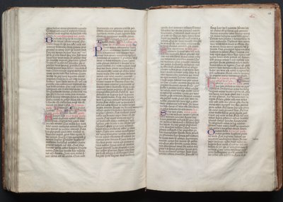 Das Gotha Missale: Fol. 153r, Text (ca. 1375) von Master of the Boqueteaux
