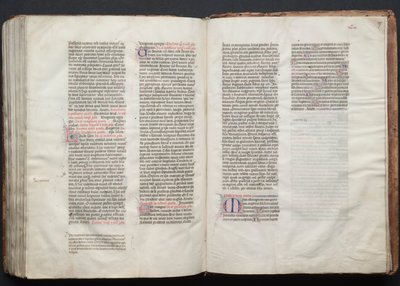 Das Gotha-Messbuch: Fol. 157r, Text, ca. 1375 von Master of the Boqueteaux