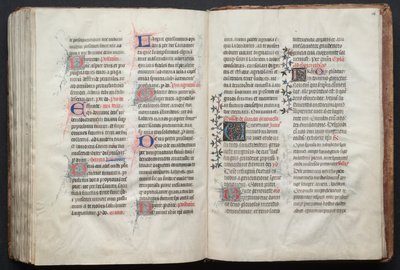 Das Gotha-Missale: Fol. 161r, Text, ca. 1375 von Master of the Boqueteaux