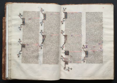 Das Gotha Missale: Fol. 23r, Text, ca. 1375 von Master of the Boqueteaux