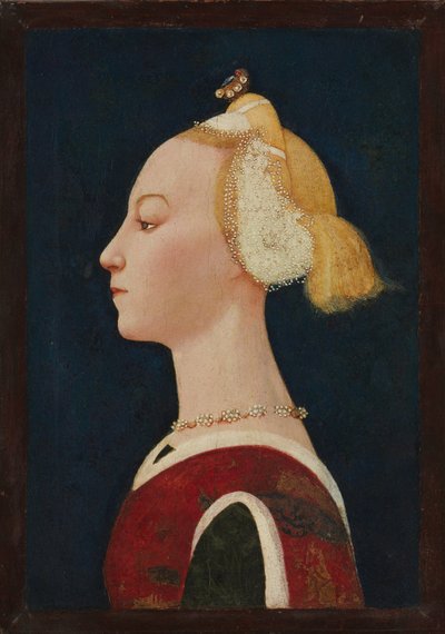 Porträt einer Frau, ca. 1450 von Master of the Castello Nativity
