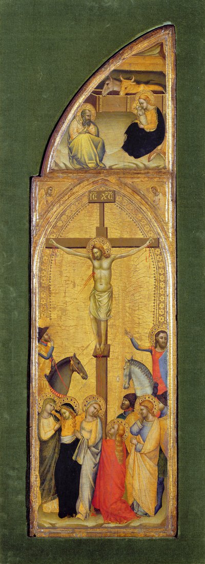 Die Kreuzigung von Master of the Fabriano Altarpiece (attr. to)