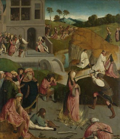 Das Martyrium der Heiligen Lucia von Master of the Figdor Deposition