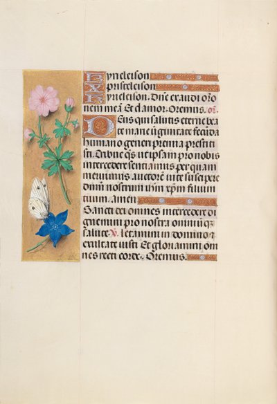 Stundenbuch der Königin Isabella der Katholischen, Königin von Spanien: Fol. 134v, ca. 1500 von Master of the First Prayerbook of Maximillian