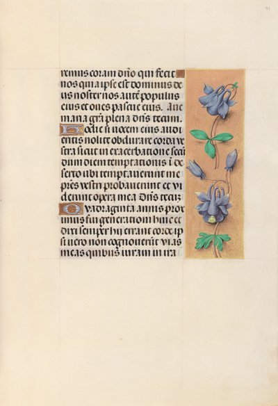 Stundenbuch von Königin Isabella der Katholischen, Königin von Spanien: Fol. 99r, ca. 1500 von Master of the First Prayerbook of Maximillian