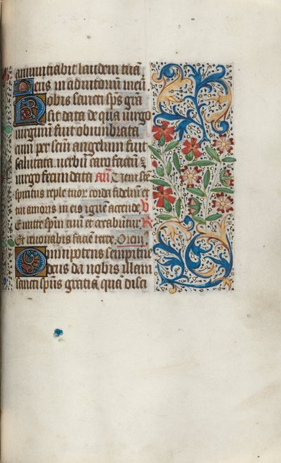 Stundenbuch Gebrauch von Rouen: fol. 100r, um 1470 von Master of the Geneva Latini