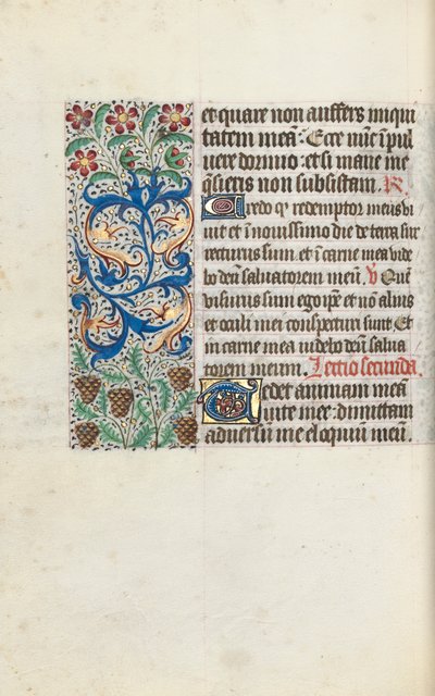 Stundenbuch Gebrauch von Rouen: fol. 115v, ca. 1470 von Master of the Geneva Latini