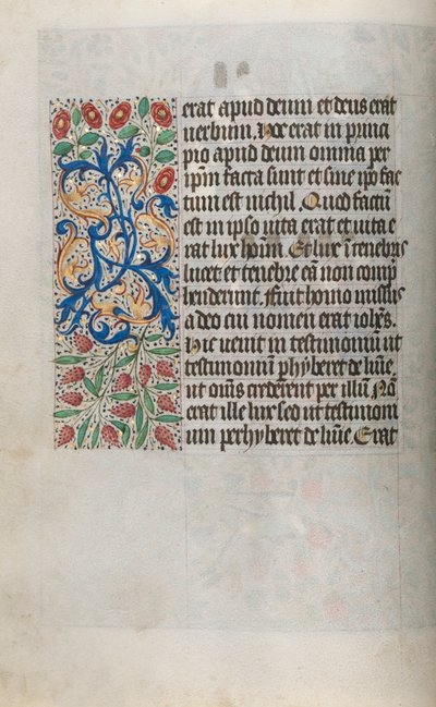 Stundenbuch Gebrauch von Rouen: fol. 13v, um 1470 von Master of the Geneva Latini