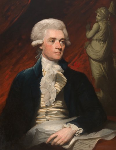 Thomas Jefferson (1743-1826) von Mather Brown