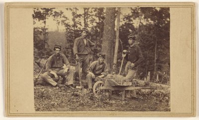 Pioniertrupp des 69. Regiments der New Yorker Freiwilligen von Mathew B. Brady