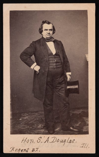 Porträt von Stephen Arnold Douglas 1813-1861, vor 1861 von Mathew Brady