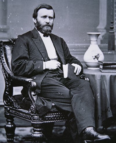 Ulysses Simpson Grant (1822-85) von Mathew Brady
