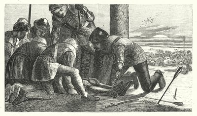 Die Legende von der Feder des Prinzen (Gravur) von Matthew James (attr. to) Lawless