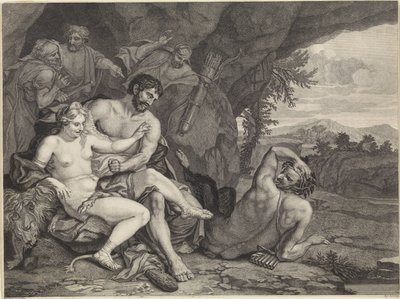 Landschaft mit Herkules und Omphale von Matthijs Pool