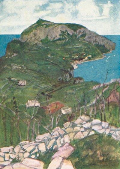 Capri von der Villa Jovis von Maurice (after) Greiffenhagen