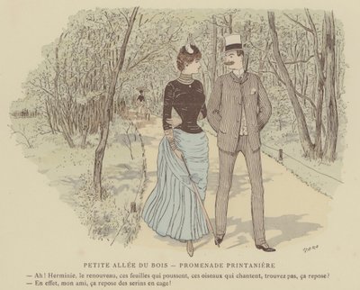 Illustration für Paris Brillant (Farblithografie) von Maurice Charles Mathieu Bonvoisin