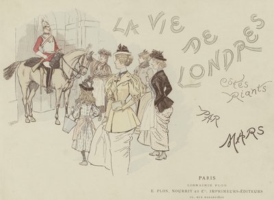 Illustration für La Vie De Londres von Mars von Maurice Charles Mathieu Bonvoisin