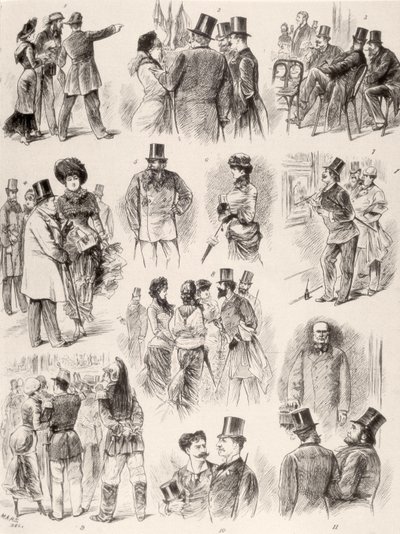 Eröffnung des Salons de Paris, 1880 von Maurice Charles Mathieu Bonvoisin