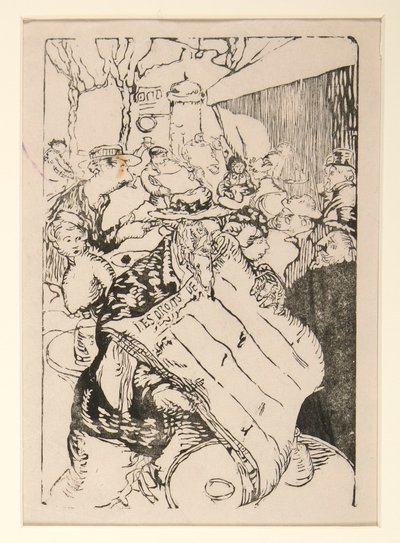 Les camelots de la Pensee, Les Boulevards, S. 45 von Maurice Delcourt
