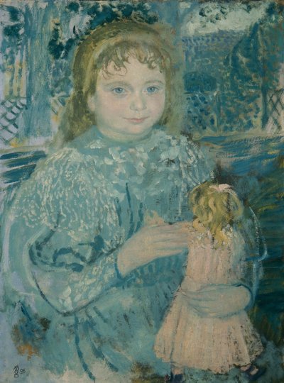 Mädchen mit einer Puppe (Thérèse Watillaux) von Maurice Denis