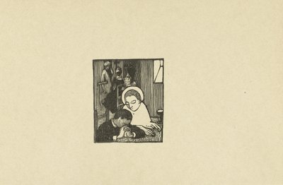 Illustration zu einem Gedicht in der Gedichtsammlung Sagesse von Paul Verlaine von Maurice Denis