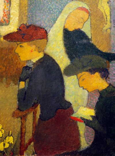 Les Trois Femmes. Gemälde von Maurice Denis (1870-1943). Privatsammlung. von Maurice Denis