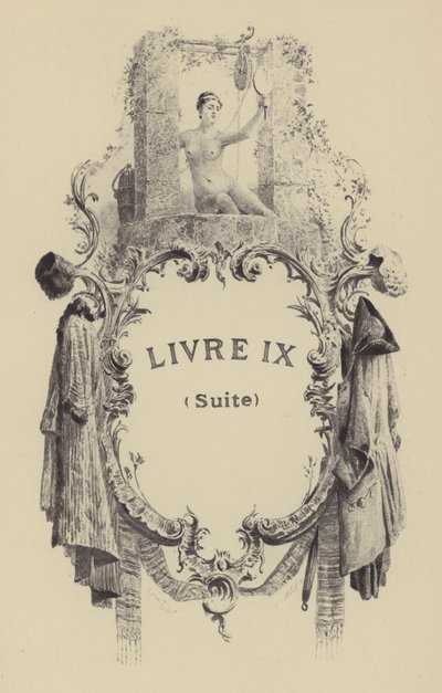 Illustration für Buch IX von Les Confessions de Jean-Jacques Rousseau von Maurice Leloir