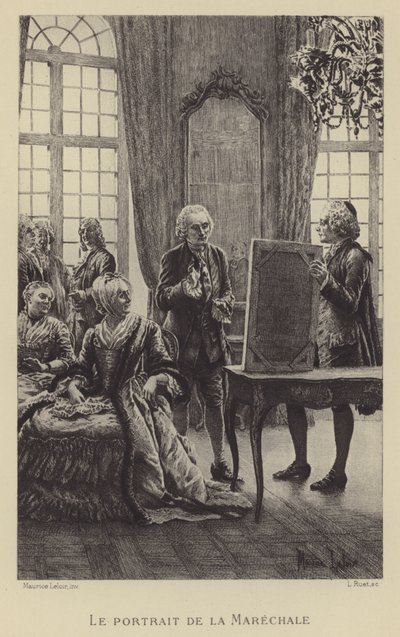 Das Porträt der Marschallin von Maurice Leloir