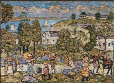 Landschaft in der Nähe von Nahant von Maurice Prendergast