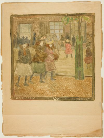 Straßenszene von Maurice Prendergast