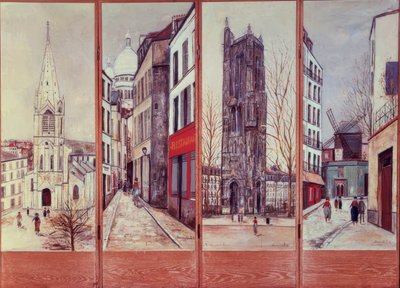 Der Paravent – 20. Jahrhundert von Maurice Utrillo