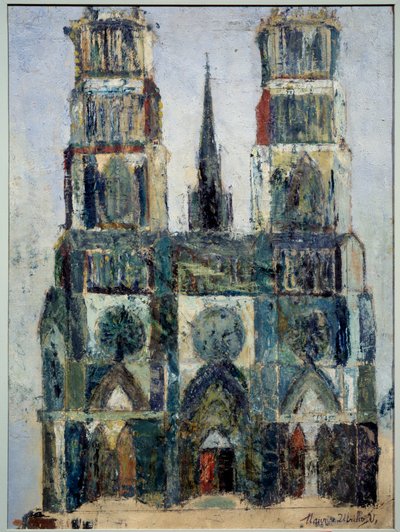 Große Kathedrale oder Kathedrale von Orleans, ca. 1913 von Maurice Utrillo