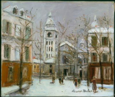 Rue du Mont-Cenis, Montmartre von Maurice Utrillo