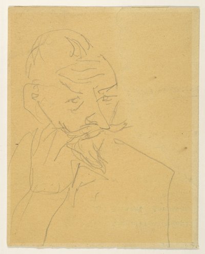 Der Spiritist Albert von Schrenck-Notzing von Max Beckmann