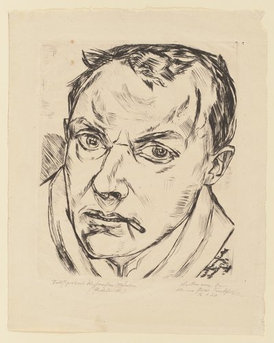 Großes Selbstporträt von Max Beckmann