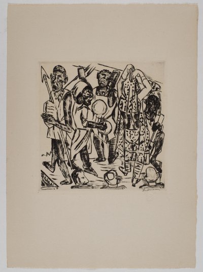 „Schwarzer Tanz“ von Max Beckmann